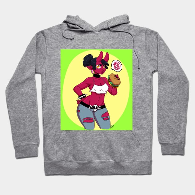 Let Her Eat!!! Hoodie by RileyOMalley